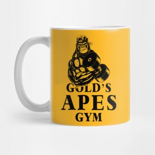 Gold's Apes Gym Body Building Mug